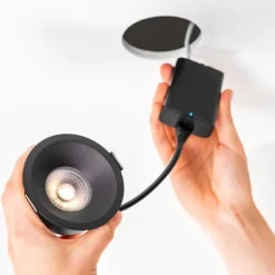 Downlight 8W 515 lm 2,2–4K Svart Plejd