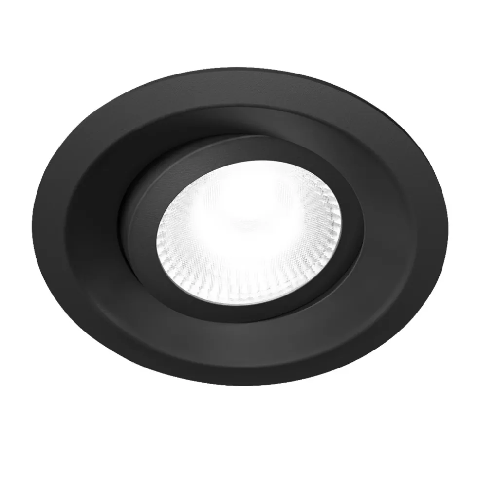Downlight 8W 515 lm 2,2–4K Tilt Svart Plejd