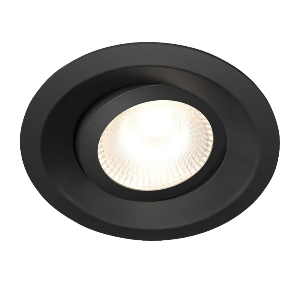 Downlight 8W 515 lm 2,2–4K Tilt Svart 6-pack Plejd