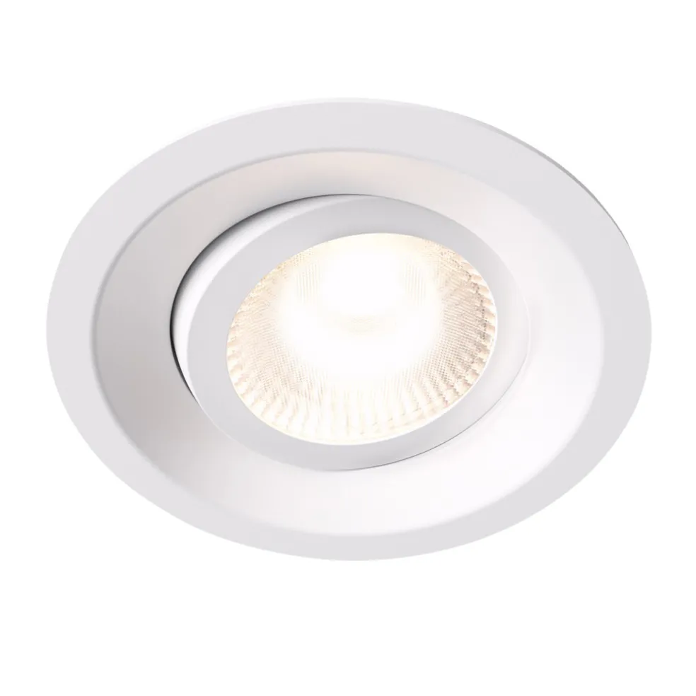 Downlight 8W 515 lm 2,2–4K Tilt Vit Plejd