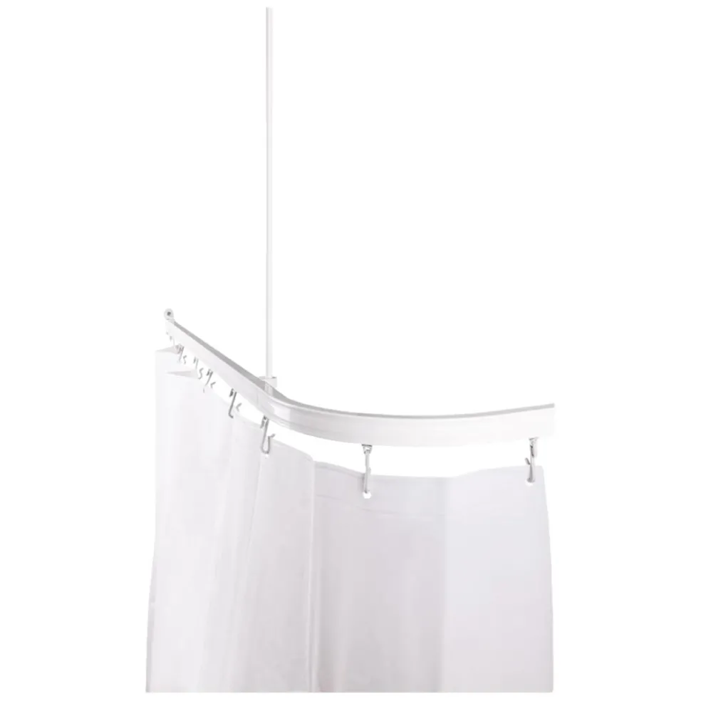 Draperiskena Aluminium Vit 90 x 90 cm WatWin