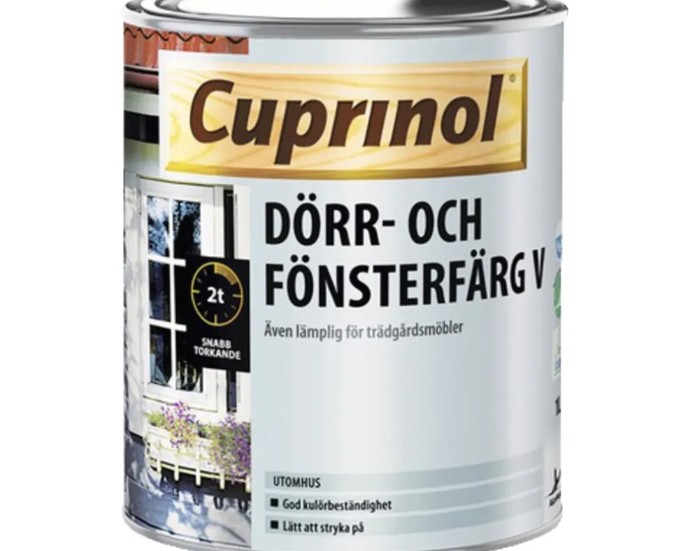 Dörr & Fönsterfärg Vit 1 L Cuprinol