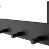 Dörrhängare 4 Knopp Stål Svart 32 cm Home>it