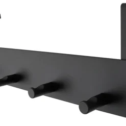 Dörrhängare 4 Knopp Stål Svart 32 cm Home>it
