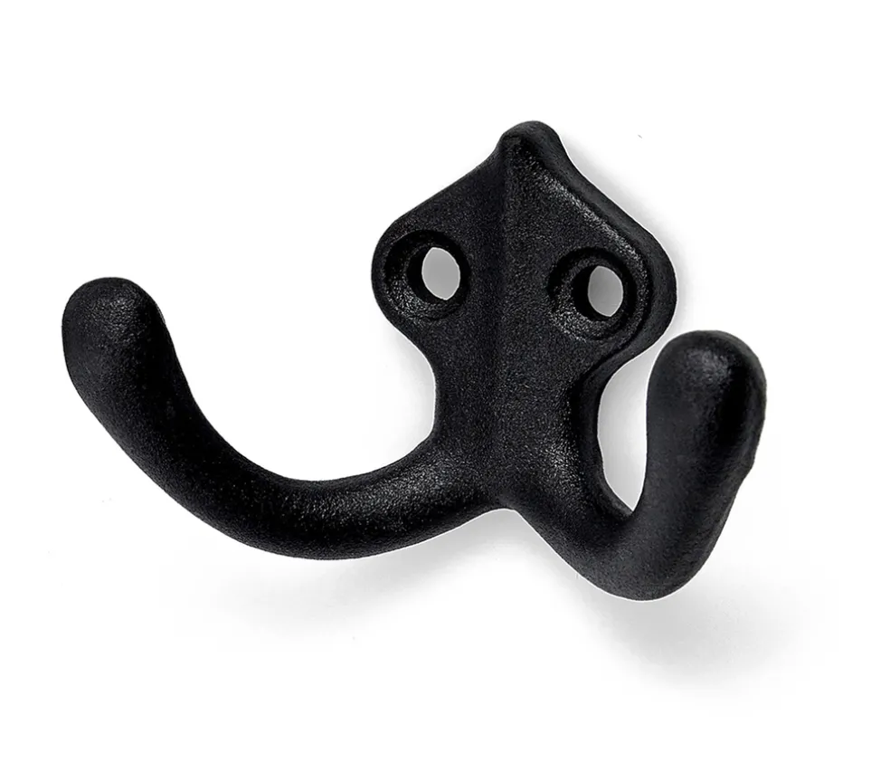 Dubbelkrok Alu Svart 2-pack Habo