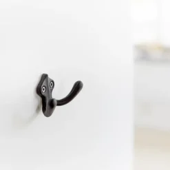 Dubbelkrok Alu Svart 2-pack Habo