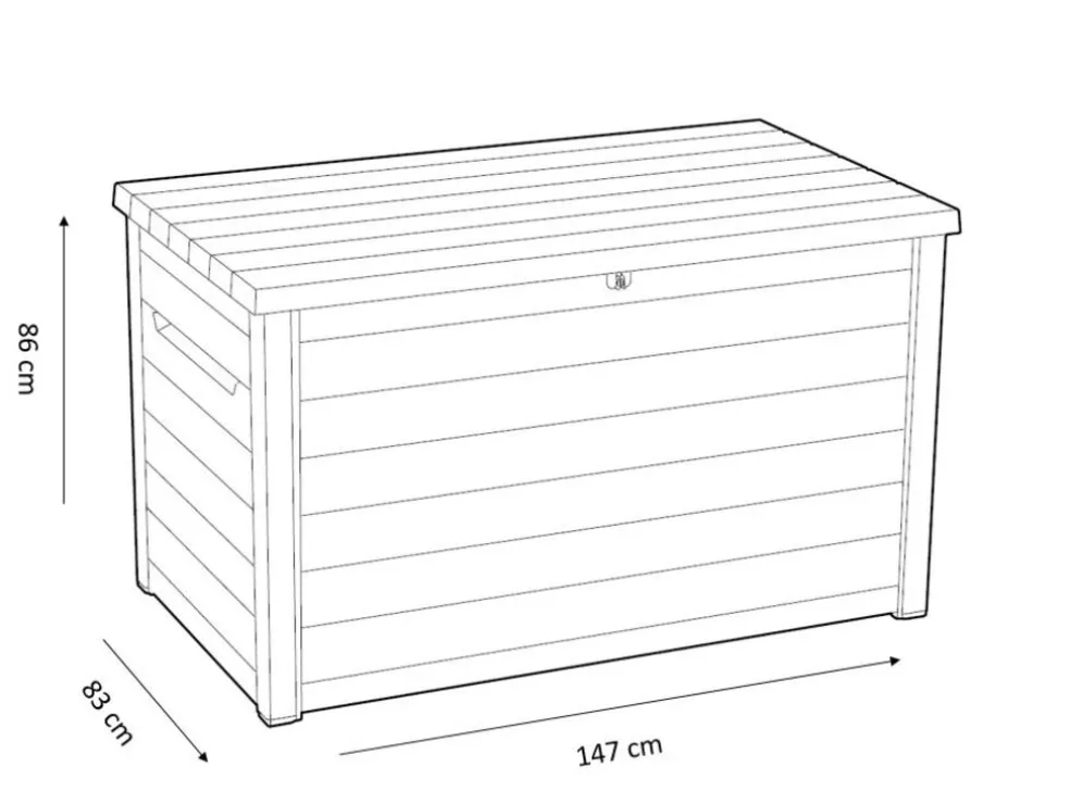 Dynbox Ontario XXL 870 L Keter