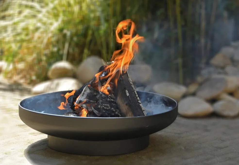 Eldskål Svart Ø58,5 cm Gardenlife Fire