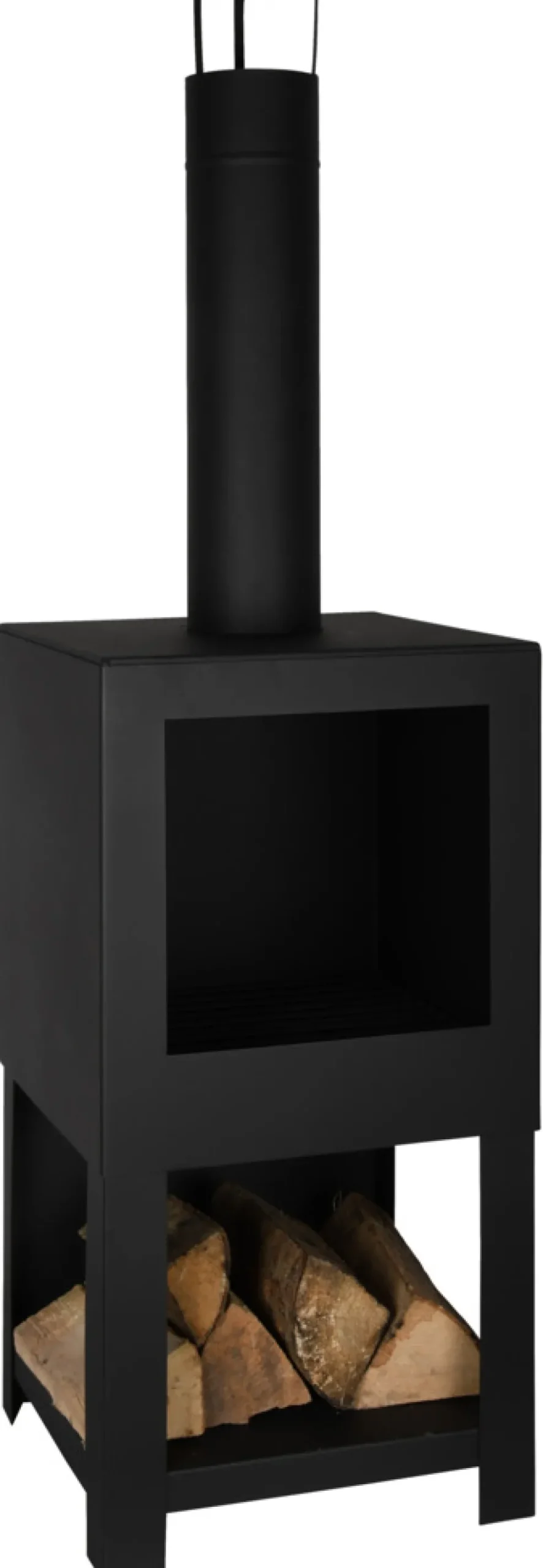 Eldstad Svart Utomhus Gardenlife Fire