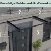 Entrétak Bremen Grå 150 x 93,5 cm Canopia by Palram