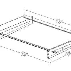 Entrétak Bremen Grå 150 x 93,5 cm Canopia by Palram