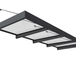 Entrétak Sophia XL Grå Klar 378,7 x 140 cm Canopia by Palram