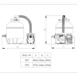 Filterballs System 10000 L/h Swim & Fun