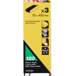 Fingerslipband K120 13 mm 3-pack Stanley