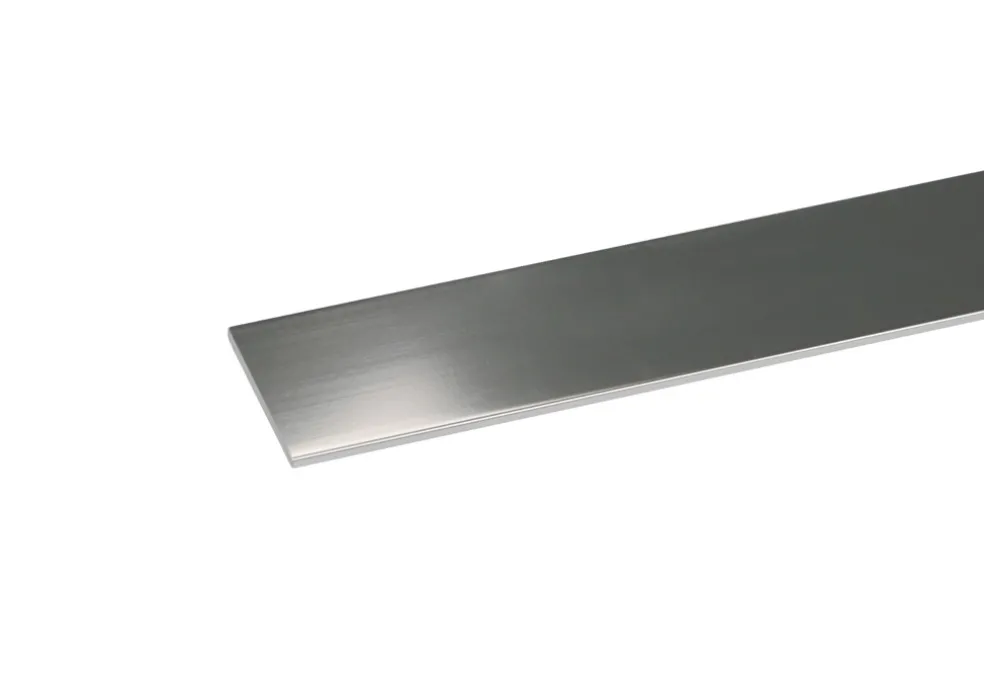 Flatlist Alu Matt 2 x 15 mm - 1 m