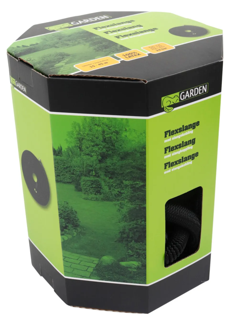 Flexslang m/kopplingar 45 m Garden