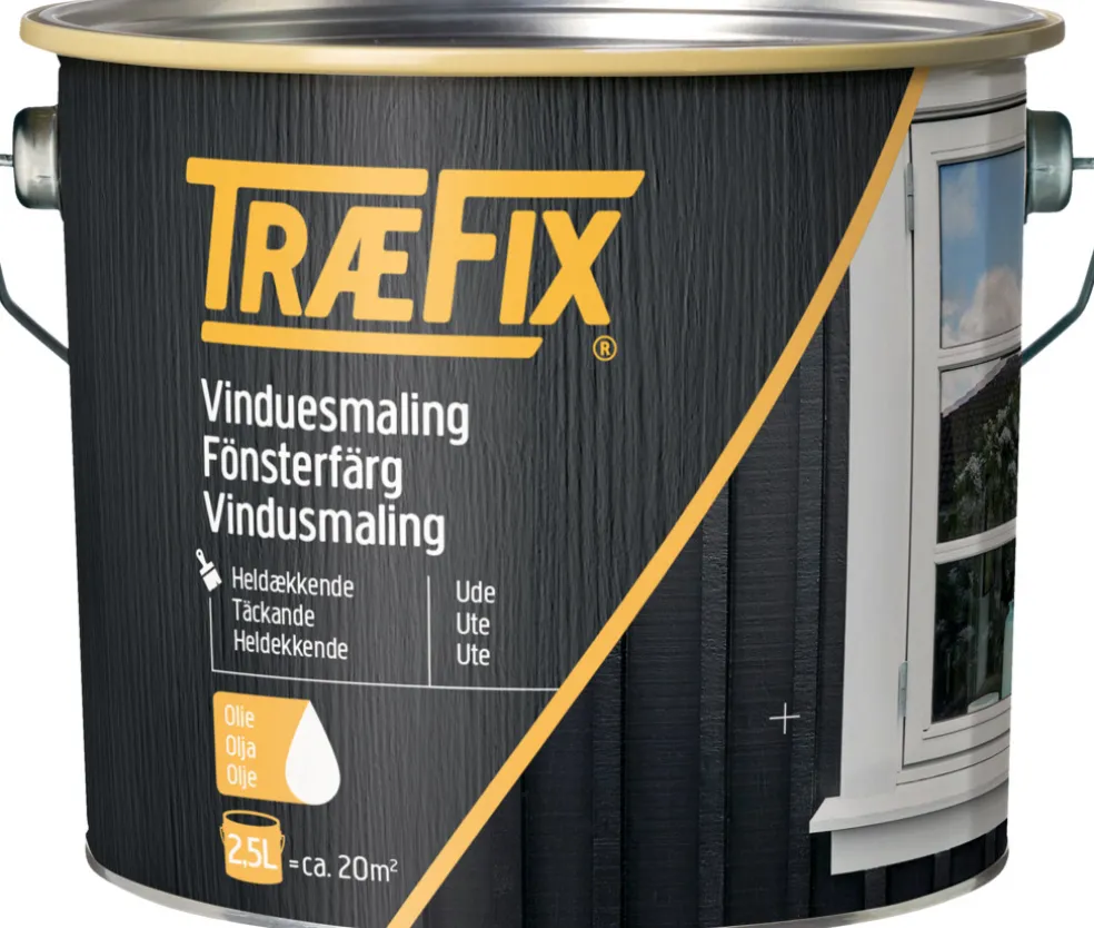Fönster- & snickerifärg Vit 2,5 L Træfix