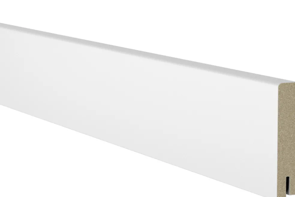 Fönstersmyg Vit 16 x 75 mm - 2,44 m