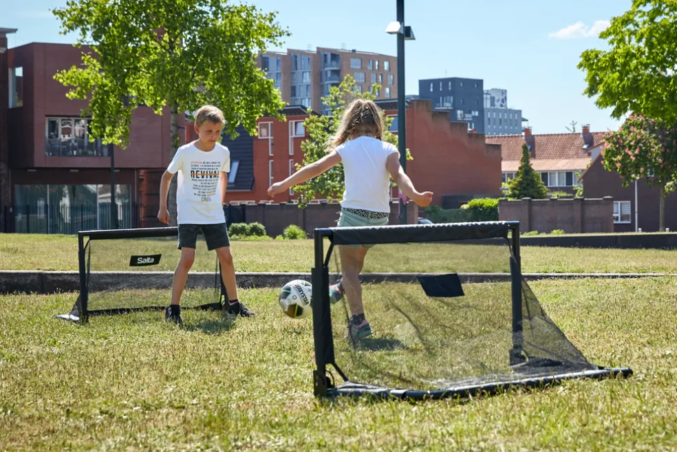 Fotbollsmål Challenge 100 x 60 x 60 cm 2-pack Salta
