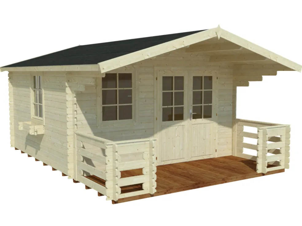 Friggebod Kristian 12,6 m² 360 x 360 cm Palmako