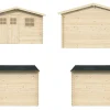 Förråd Lotta 5,6 m² 320 x 205 cm Palmako
