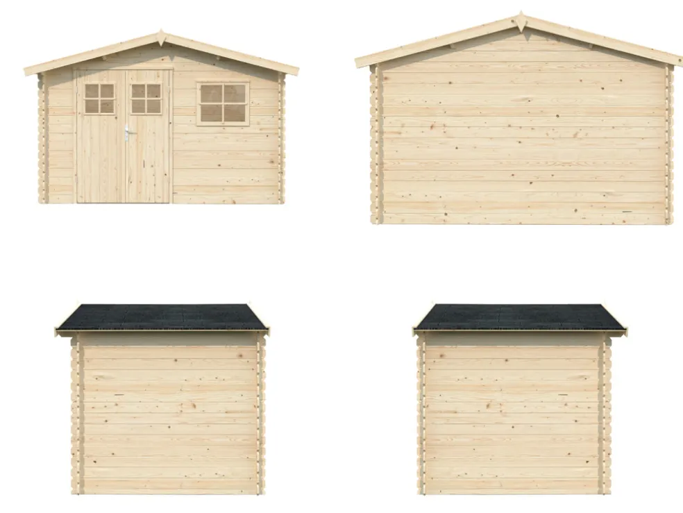 Förråd Lotta 5,6 m² 320 x 205 cm Palmako