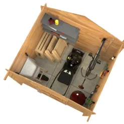 Förråd Peter 206 x 176 cm 2,9 m² Palmako