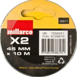 Gaffatejp 45 mm x 10 m 2-pack Millarco