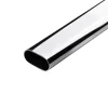 Garderobstång Krom 30 x 15 mm - 1 m