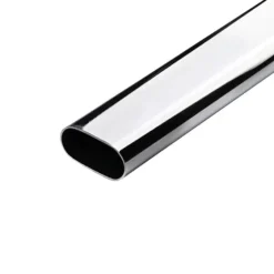 Garderobstång Krom 30 x 15 mm - 1 m