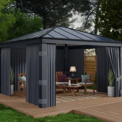 Gardinset t/paviljong Dallas 422 x 422 cm Canopia by Palram
