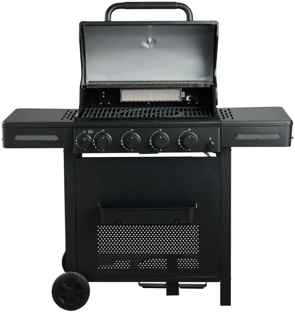 Gasolgrill 4 brännare + 1 bakre brännare 16,9 kW Grillexpert