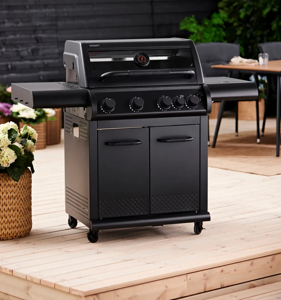 Gasolgrill 4 brännare + 1 Power Burner 19,6 kW Grillexpert