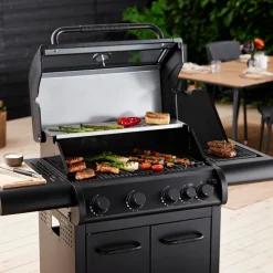 Gasolgrill 4 brännare + 1 Power Burner 19,6 kW Grillexpert