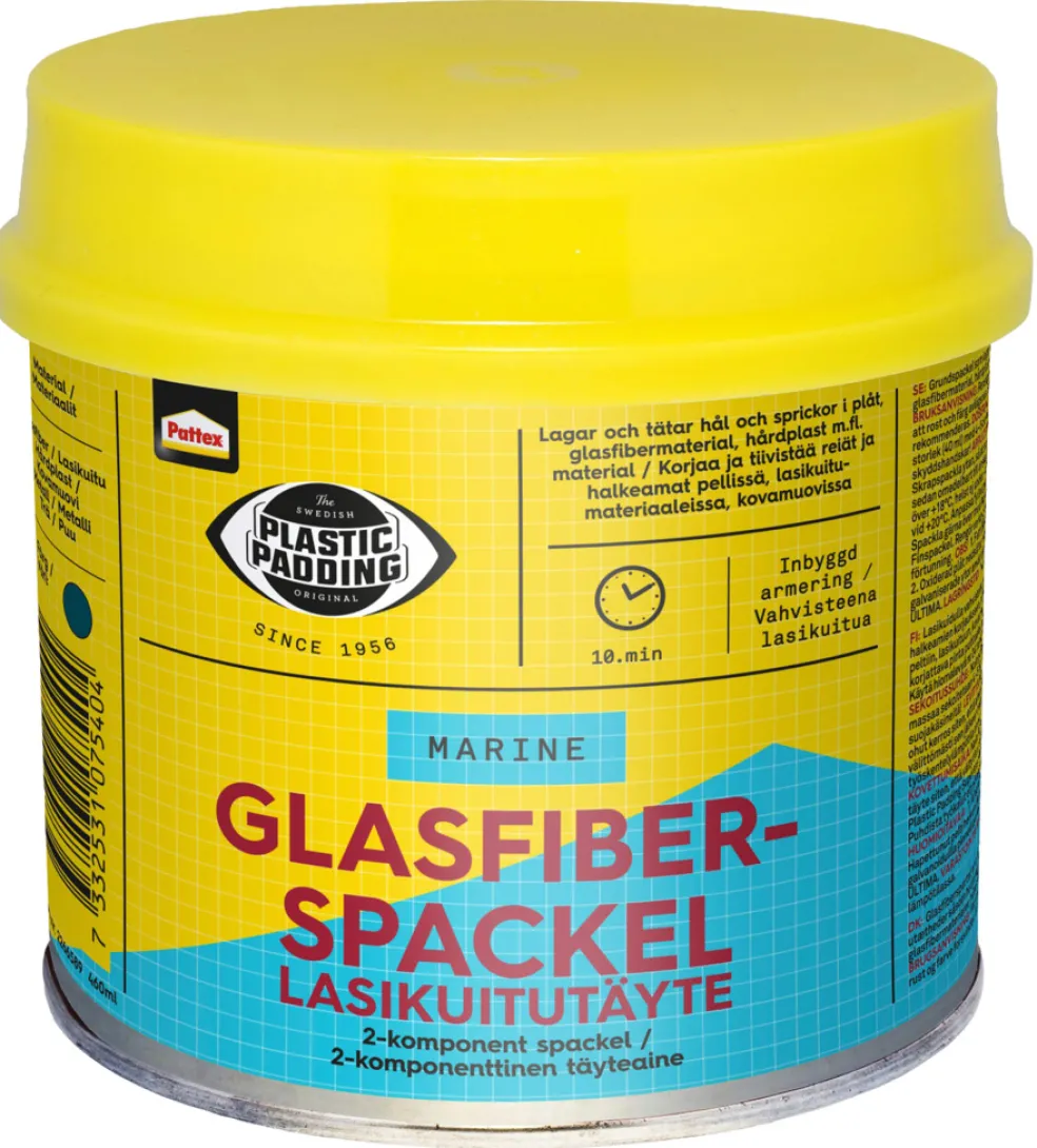 Glasfiberspackel 460 ml Plastic Padding