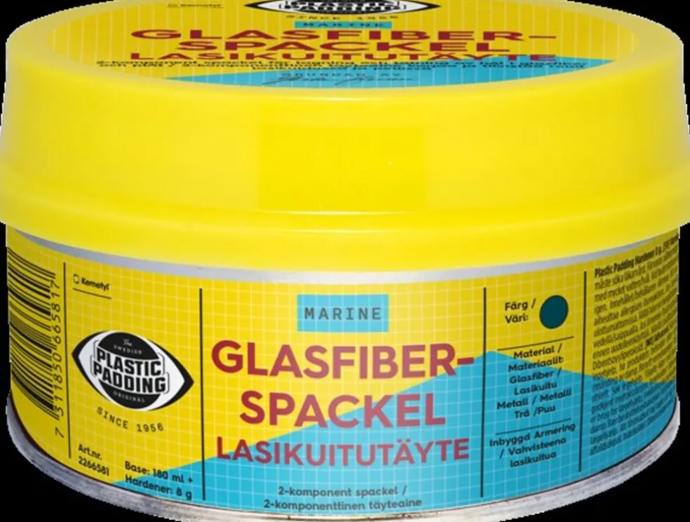 Glasfiberspackel 180 ml Plastic Padding