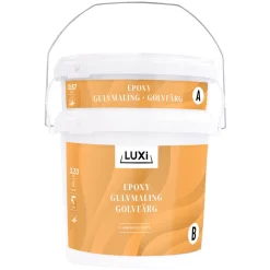 Golvfärg Epoxy 2-komponent Ljusgrå 4 kg Luxi