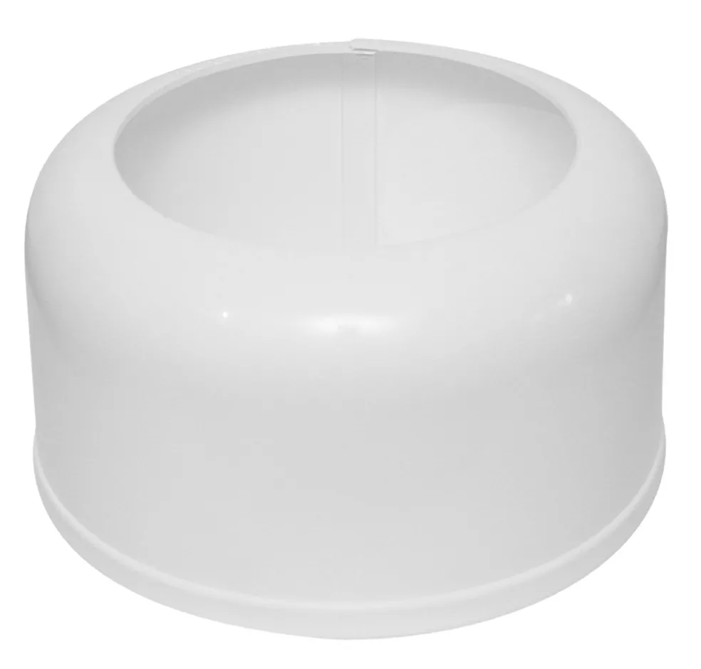 Golvhuv t/WC-stol Vit Ø107 mm Faluplast