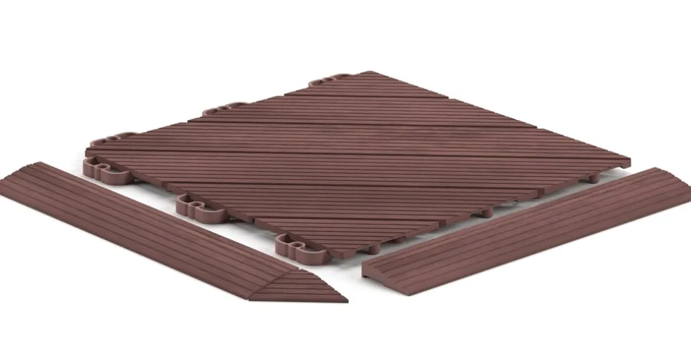 Golvplatta Deck45 Soft Mahogany 11-pack Hestra