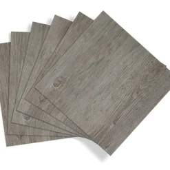 Golvplatta Grey Wood 30,5 x 30,5 cm 11-pack D-c-fix
