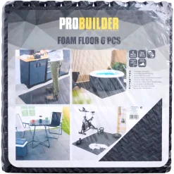 Golvplattor Stötabsorberande 61 x 61 cm 6-pack Probuilder