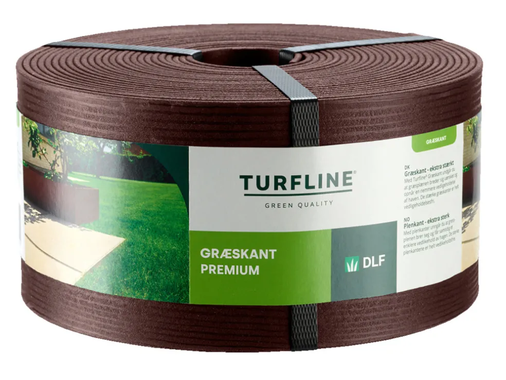 Gräskant Brun 8 m x 12,5 cm Turfline