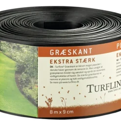 Gräskant Svart 8 m x 9 cm Turfline