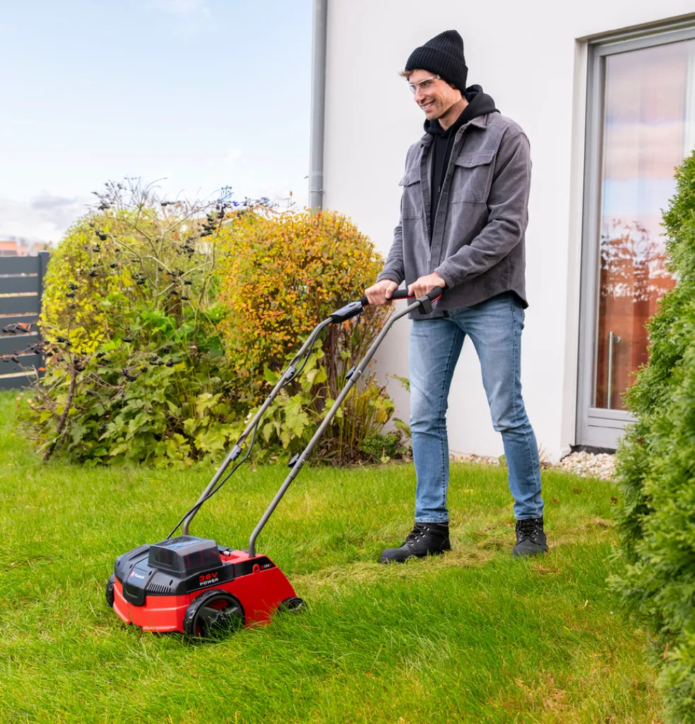 Gräsmatteluftare 2 x 18V Einhell