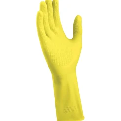 Gummihandske Gul Large G. Funder