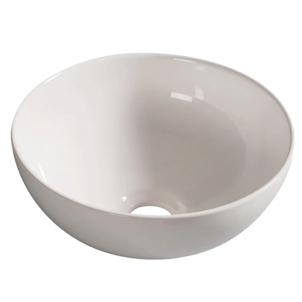 Handfat Fristående Porslin Vit Ø40 cm