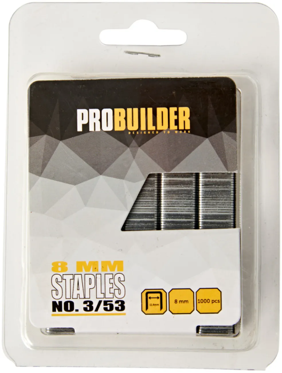 Häftklammer 53 8 mm 1000-pack Probuilder