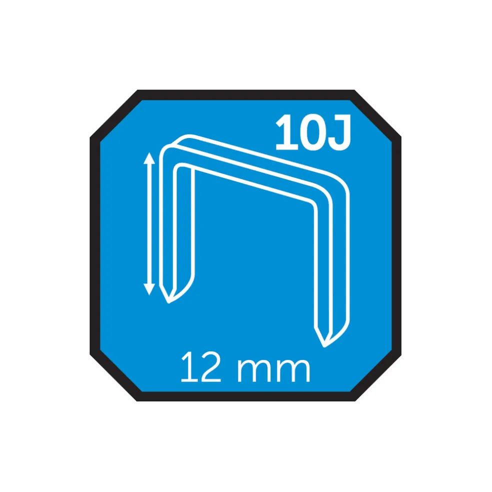 Häftklammer 10J 12 mm 1000-pack Probuilder