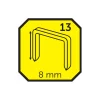 Häftklammer No13 8 mm 1000-pack Probuilder