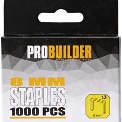 Häftklammer No13 8 mm 1000-pack Probuilder